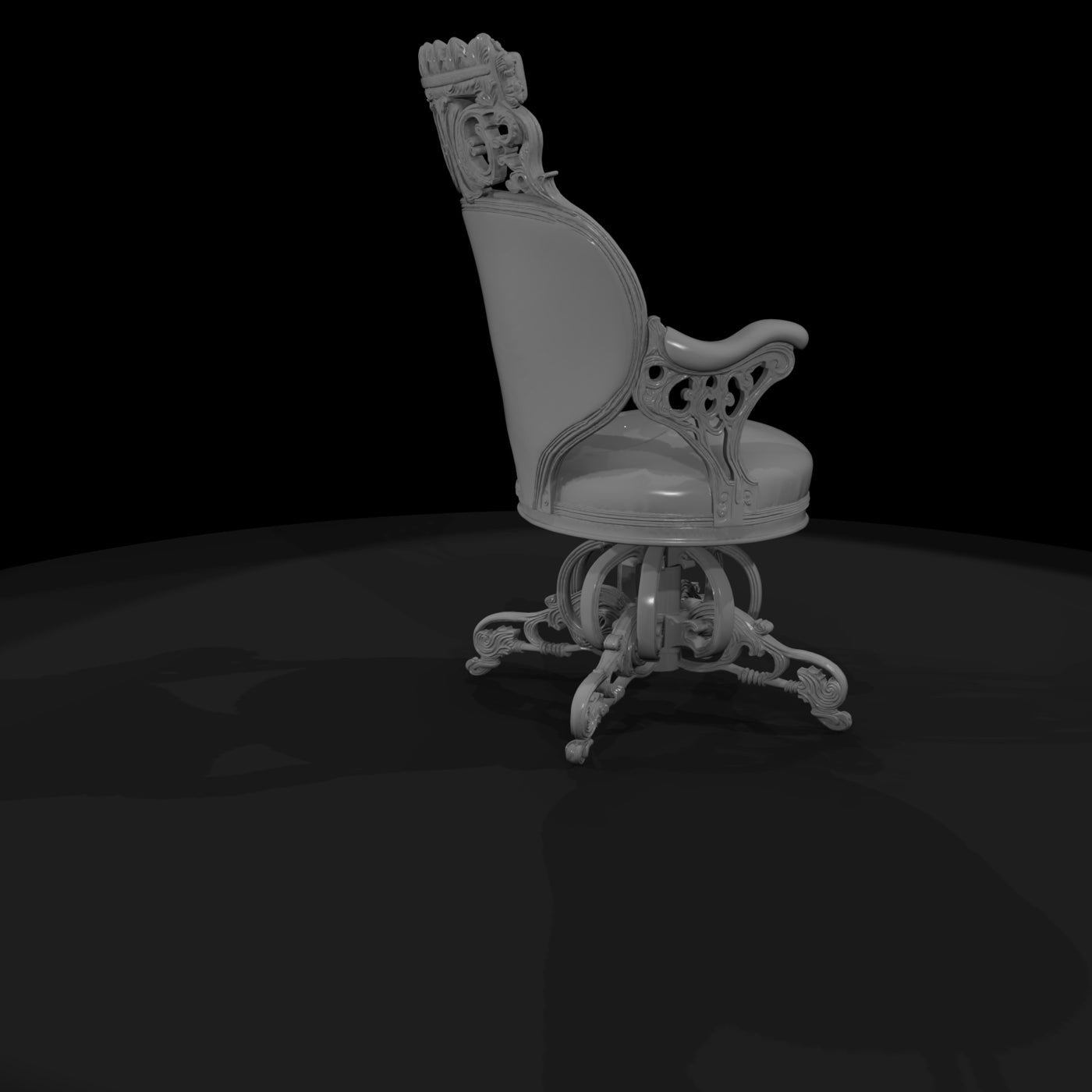 rococo_victorian_swivel_armchair_3d_model