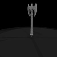 ornate-double-headed-battle-axe-miniature-3d-printable-588617 — thumbnail 6