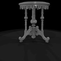 victorian-ornate-carved-round-side-table-3d-model — thumbnail 5