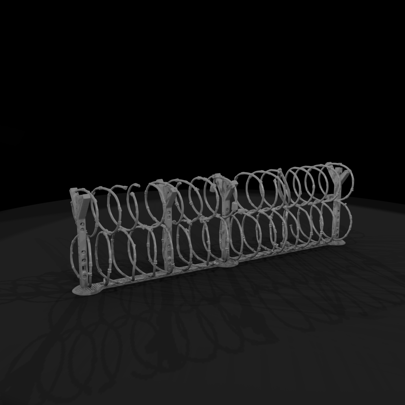 Concertina Wire Barrier Section