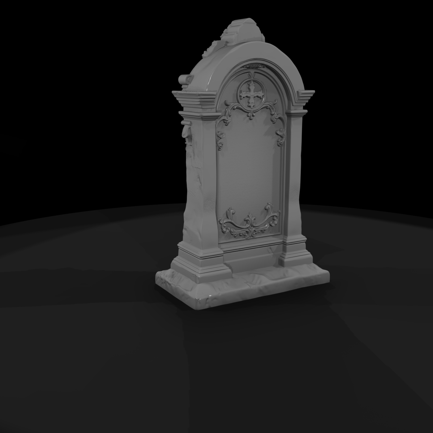 Ornate Gothic Gravestone