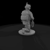 Army Ranger Kneeling on the Radio — thumbnail 6