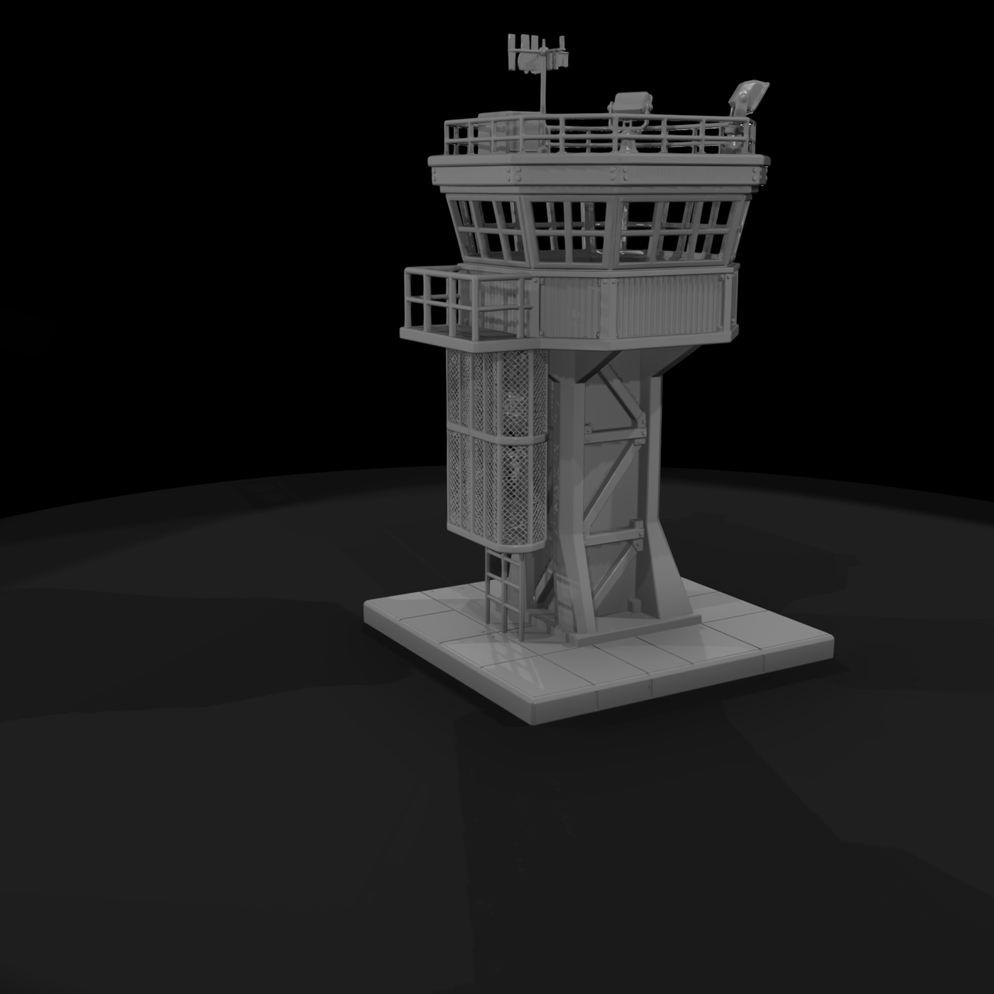 Mil 204 1980S Cold War Perimeter Guard Tower