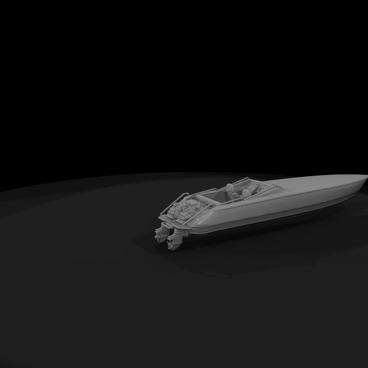 racing-speedboat-miniature-3d-printable-853665