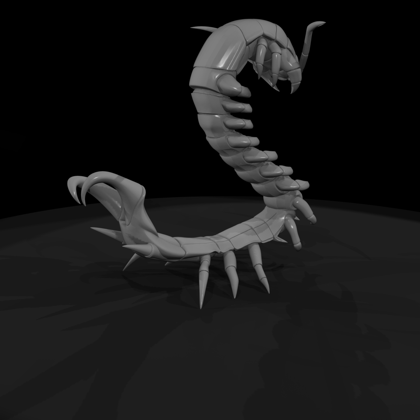 Stylized Giant Centipede (Low-Poly)