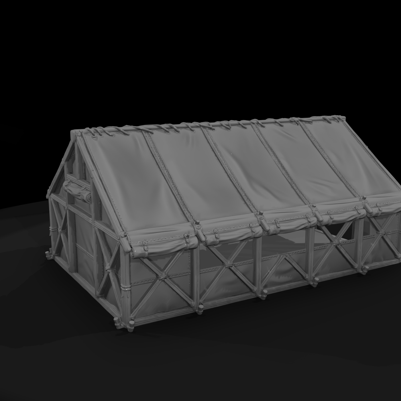 Mil 089 Ww2 Pacific Field Hospital Tent