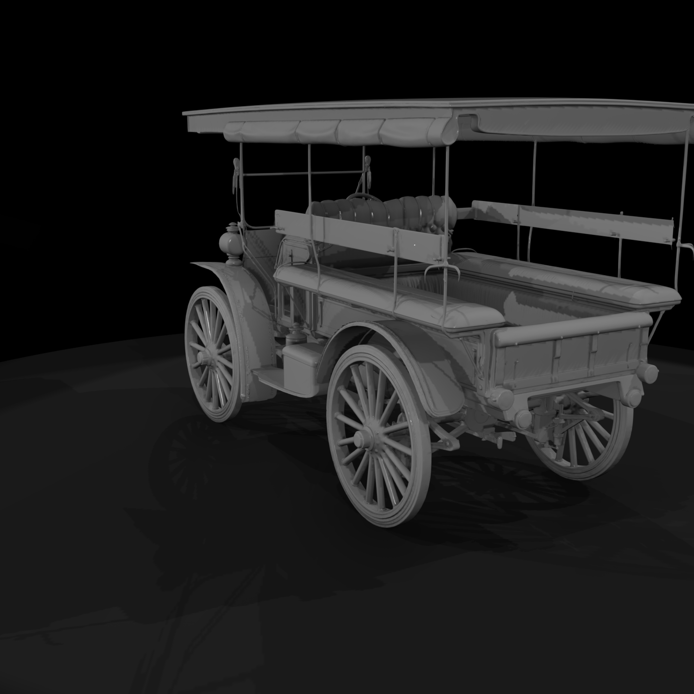 Vintage 1900s Touring Car