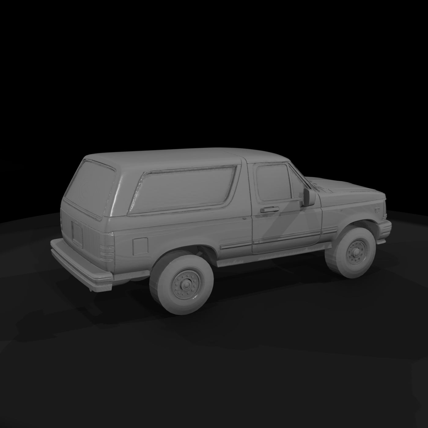 Bronco-style SUV — & Train Layout Vehicle
