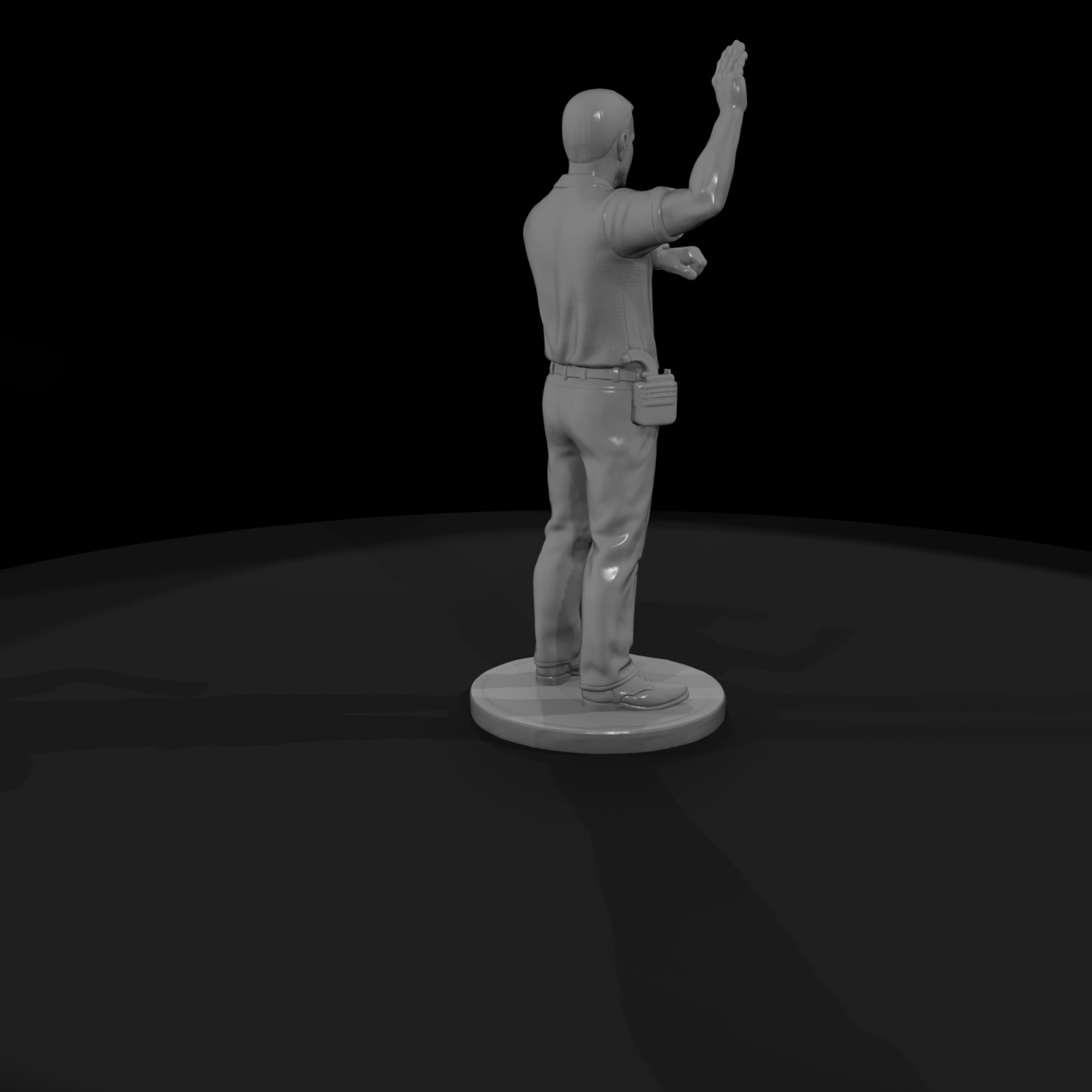 Modern Railroad Conductor Signaling