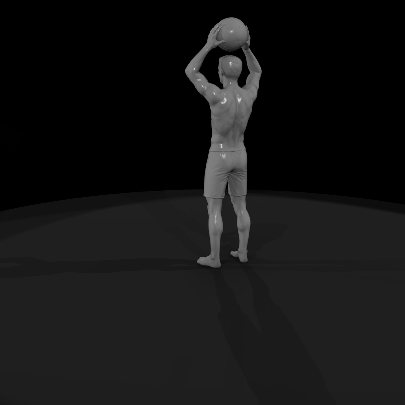 Adult Soccer Game Player 3