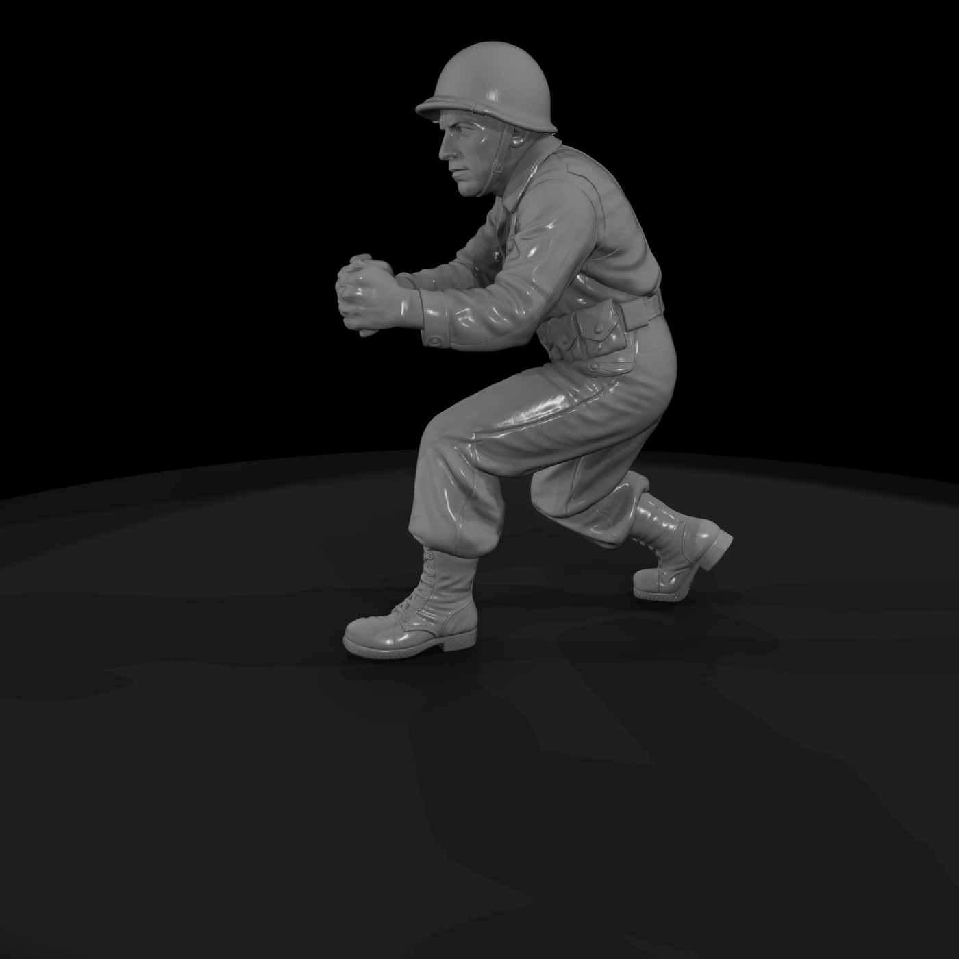 Ww2 Army 008 Wwii U S Army Artillery Crewman Figur
