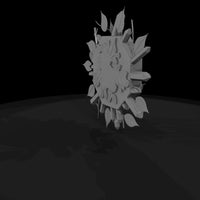 stylized-natural-crystal-octagon-podium-3d-model-b — thumbnail 5