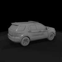 police-suv-ford-style-diorama-vehicle-ho-1-87-compatible-328538 — thumbnail 6
