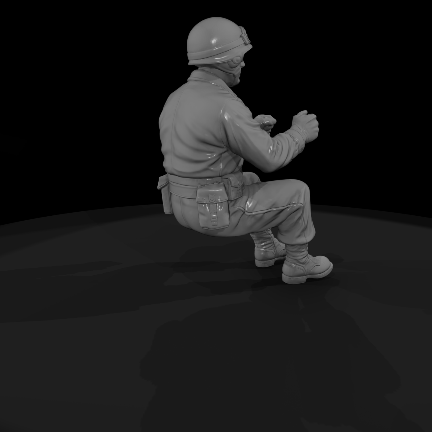 Ww2 Army 009 Wwii U S Army Truck Driver Figure