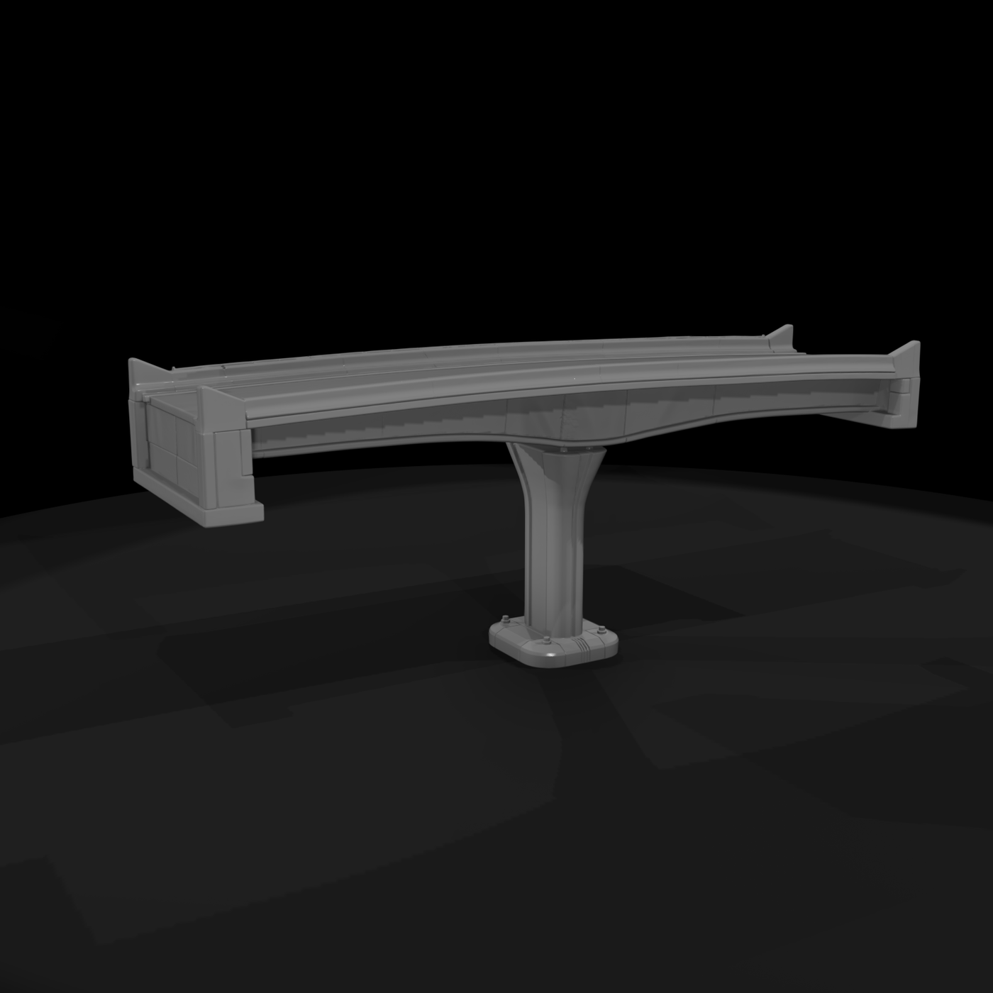 Box Girder Highway Overpass Section