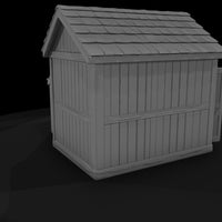 stylized_wooden_garden_shed_3d_model — thumbnail 5