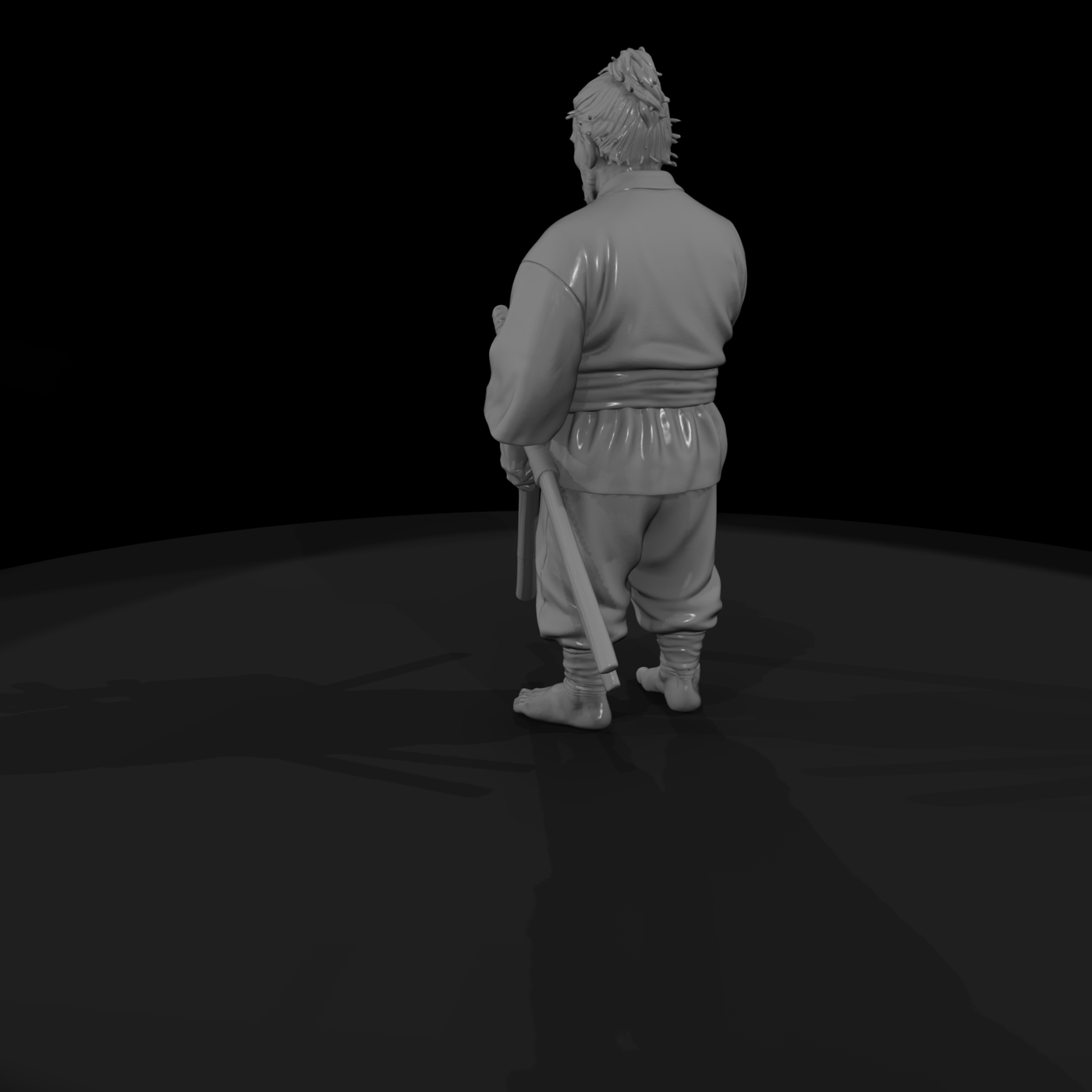 Hist 0196 Historical Miyamoto Musashi Miniature Fi