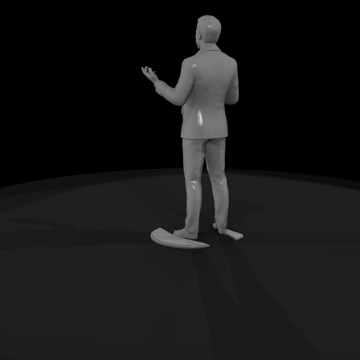 Debate Moderator on Stage