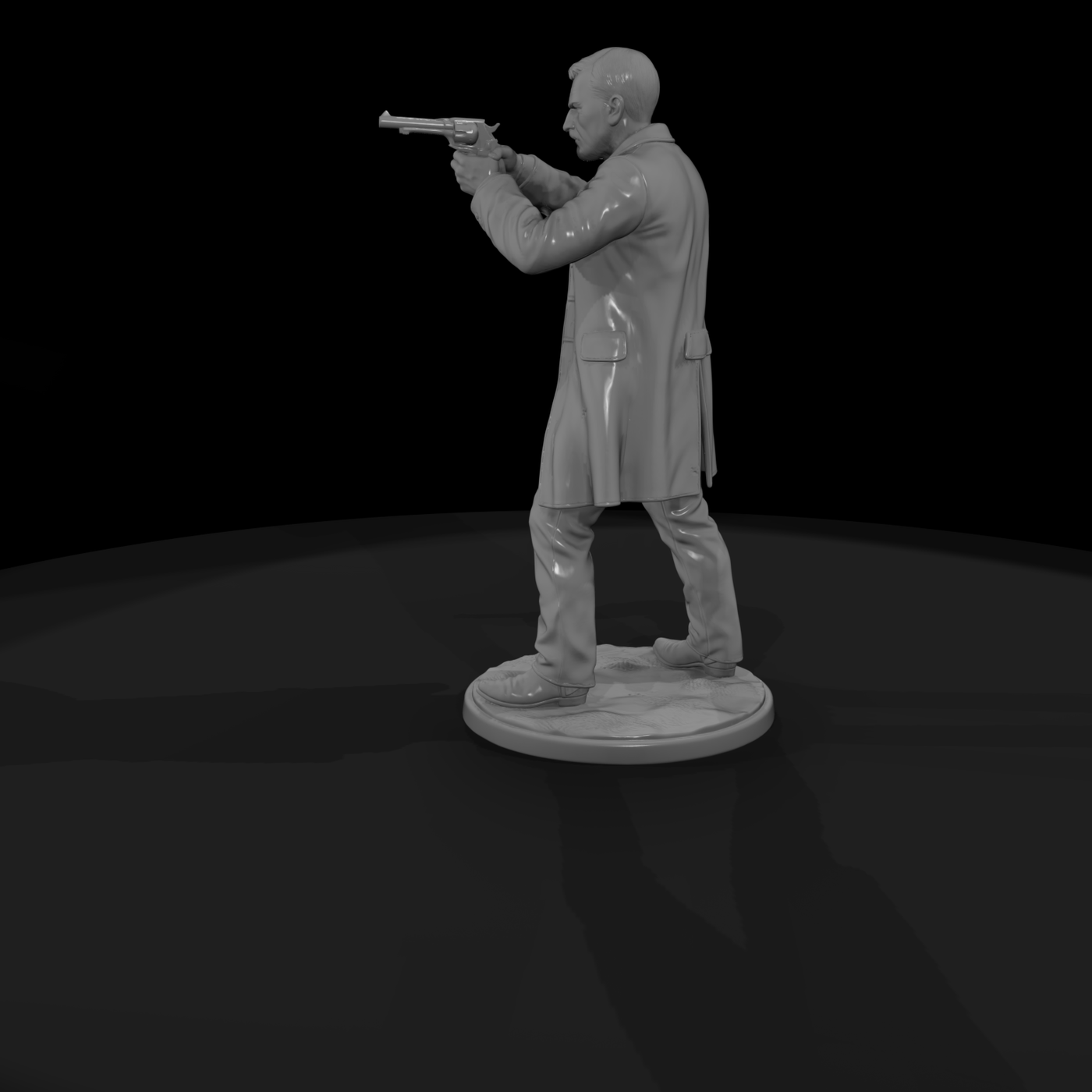 1880s Frontier Lawman Taking Aim