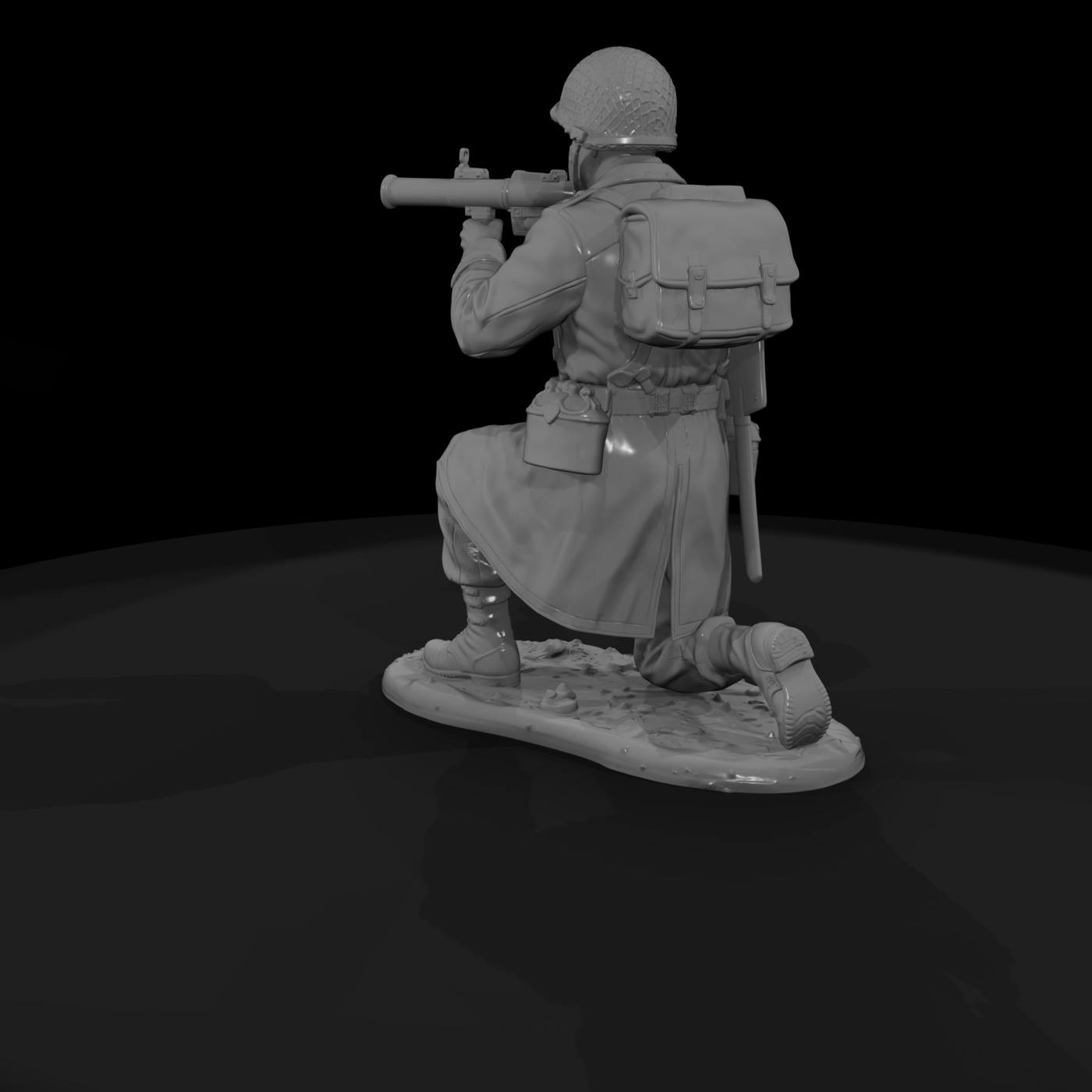 Ww2H 009 United States Army Bazooka Gunner