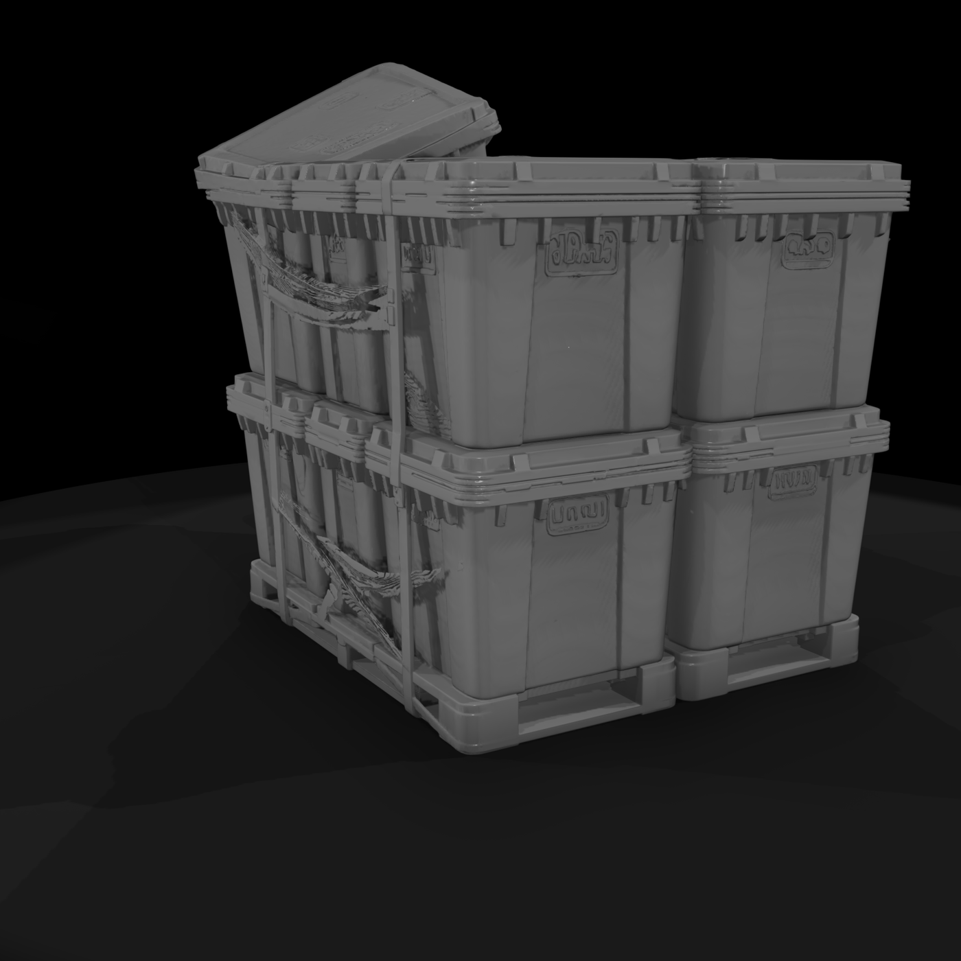 Industrial Storage Crate & Pallet