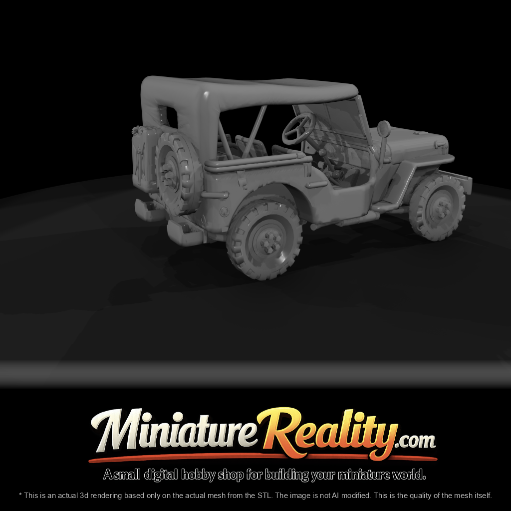 WWII Willys Jeep with Canvas Top