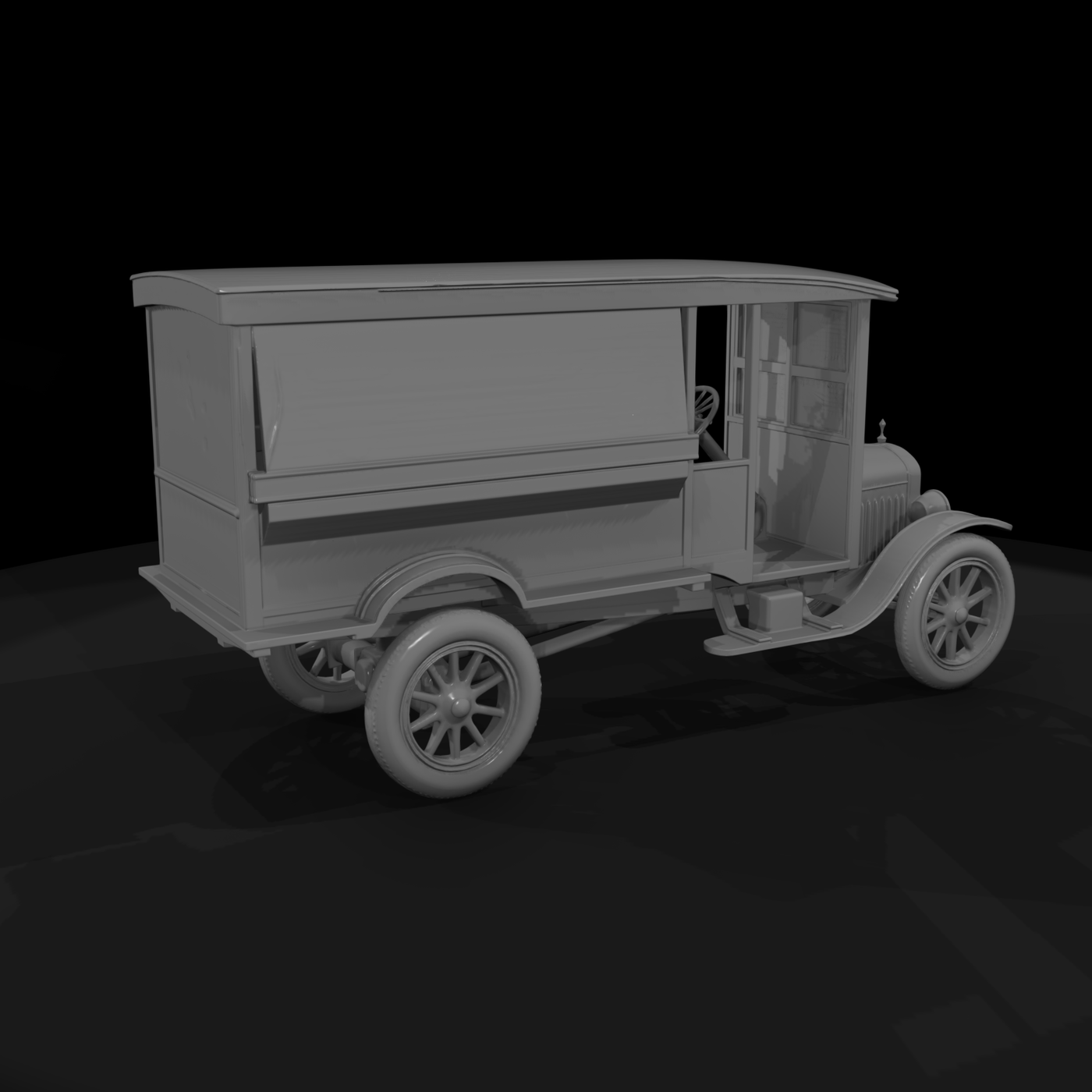 Vintage T‑Era Panel Delivery Truck