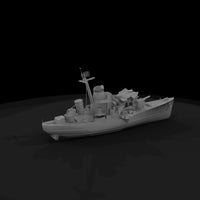 wwii-battle-damaged-destroyer-ho-1-87-scale-diorama-model-818897 — thumbnail 6