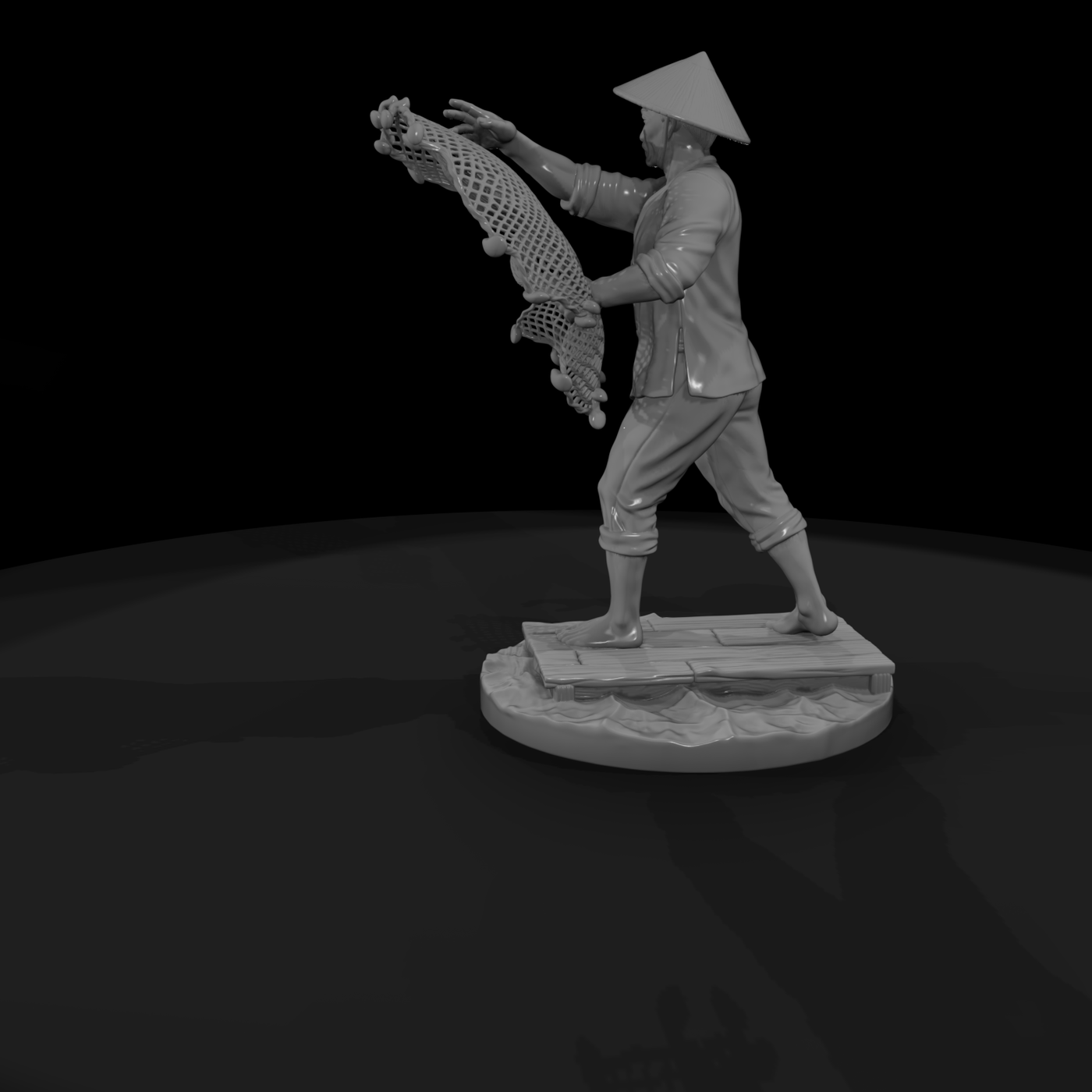 Vnh 085 Civilian Fisherman