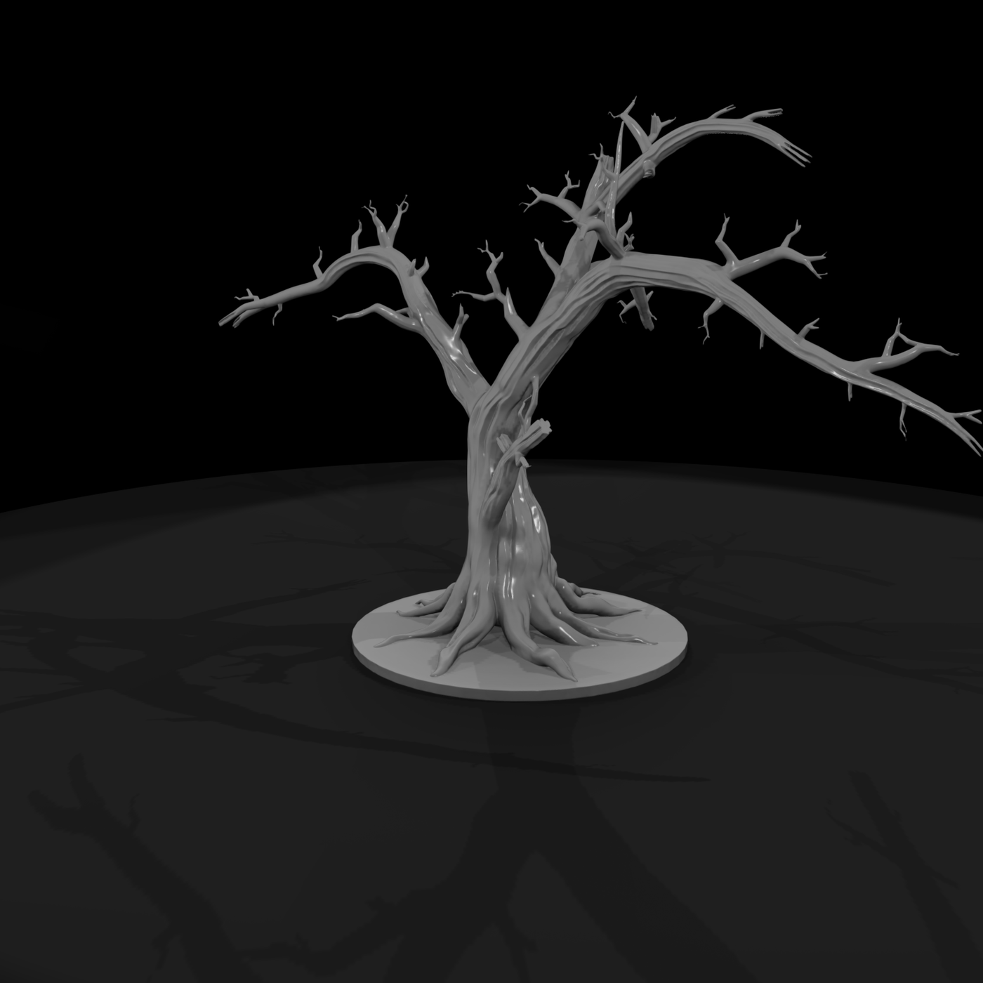 Stylized Bare Dead Tree — Terrain