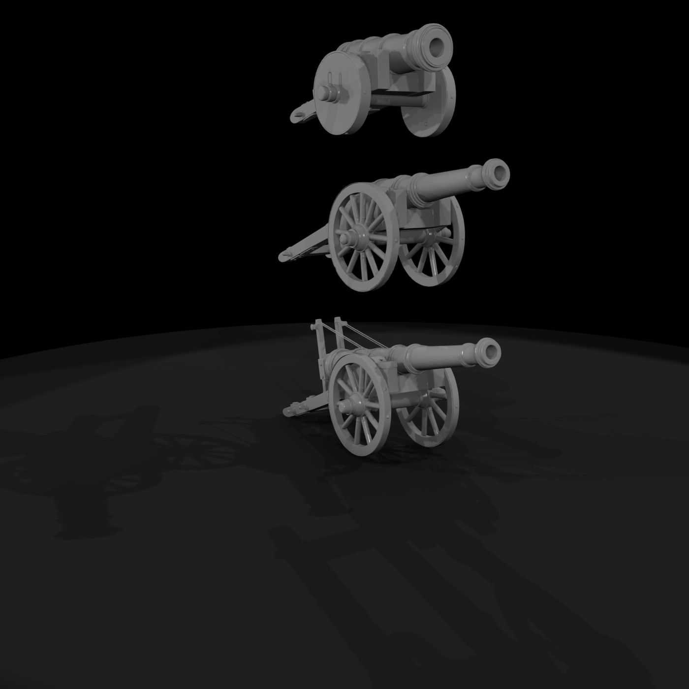 Historical Field Cannon — & Railway
