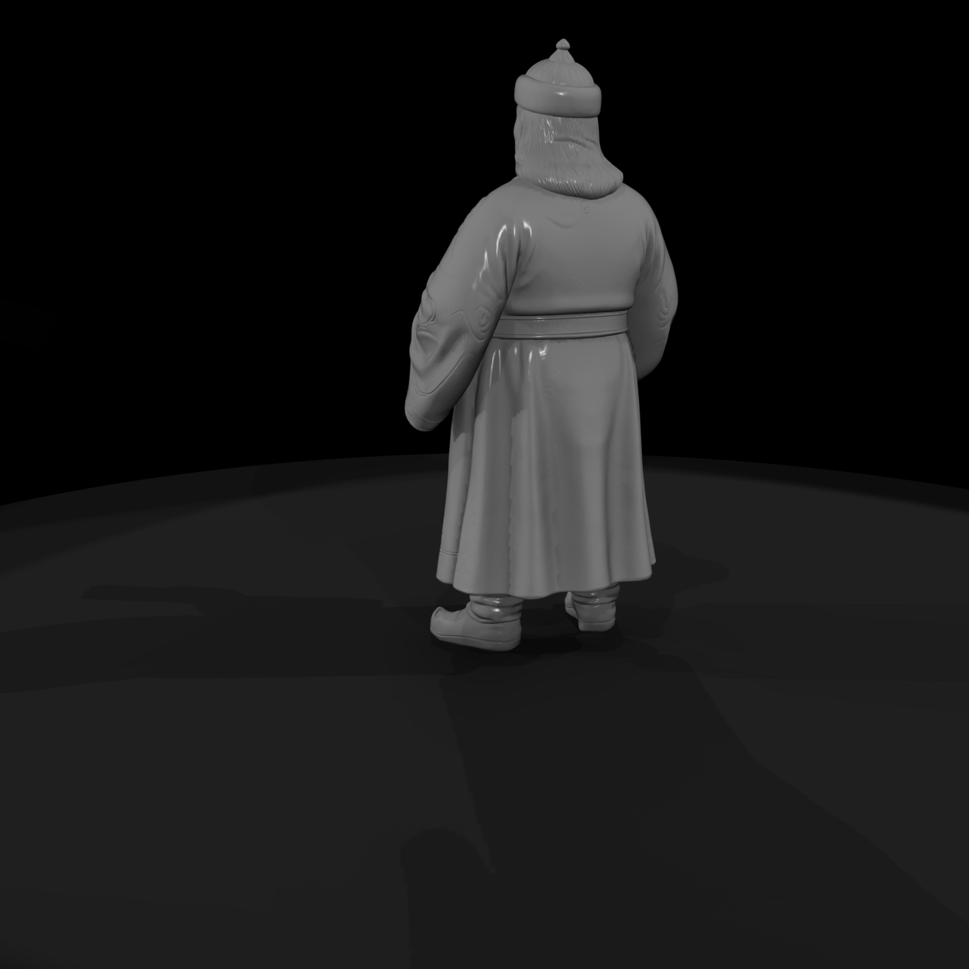 Hist 0083 Historical Kublai Khan Miniature Figure