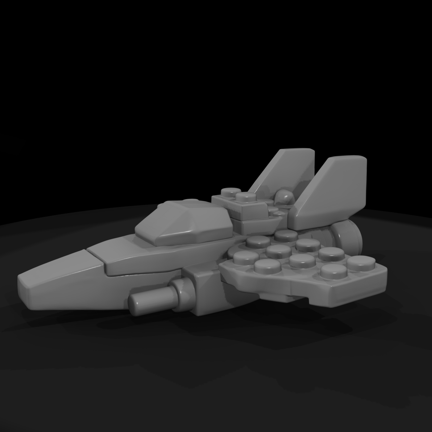 Mr Toyprops 100 001 005 Toy Brick Spaceship Shape