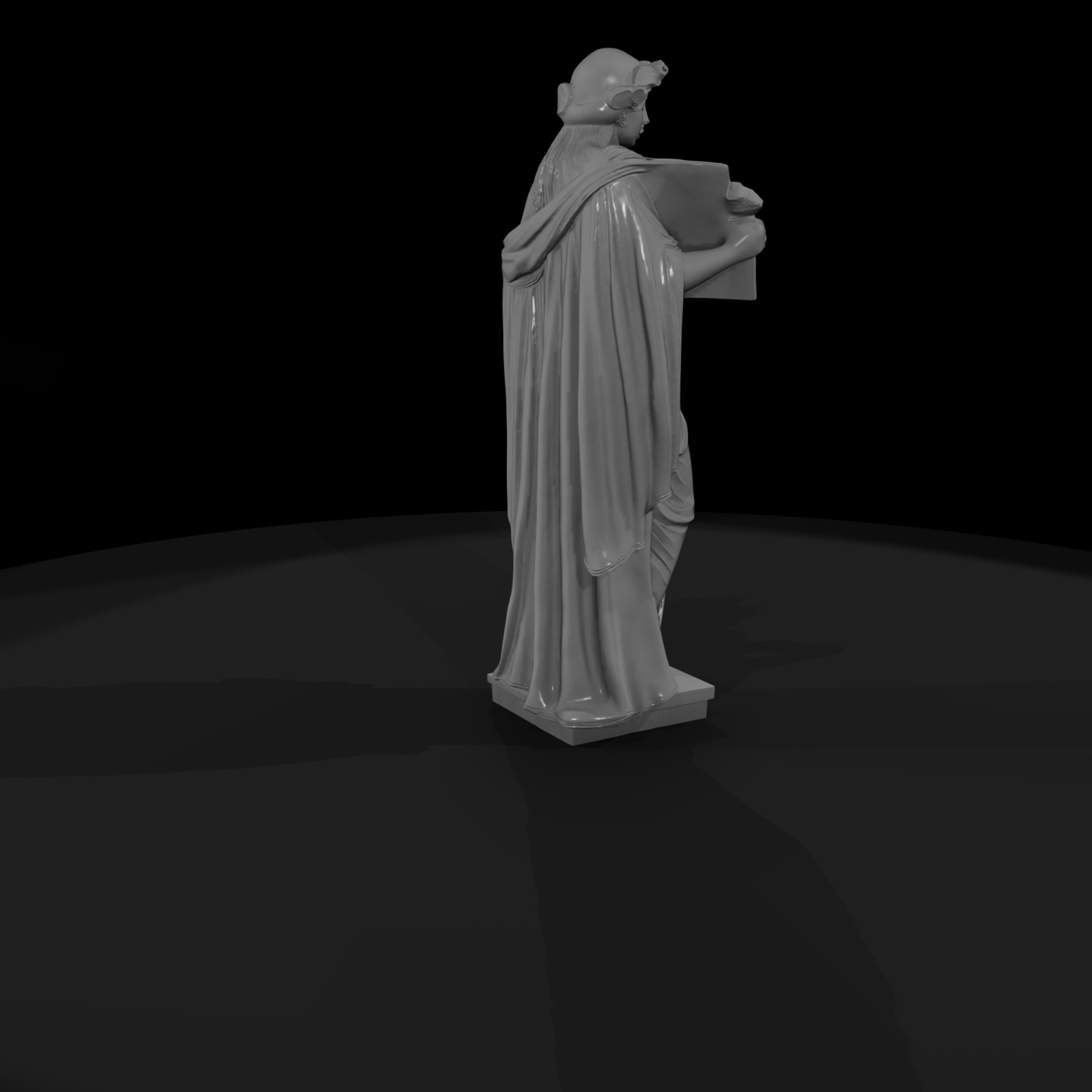 Neoclassical Allegorical Female Statue