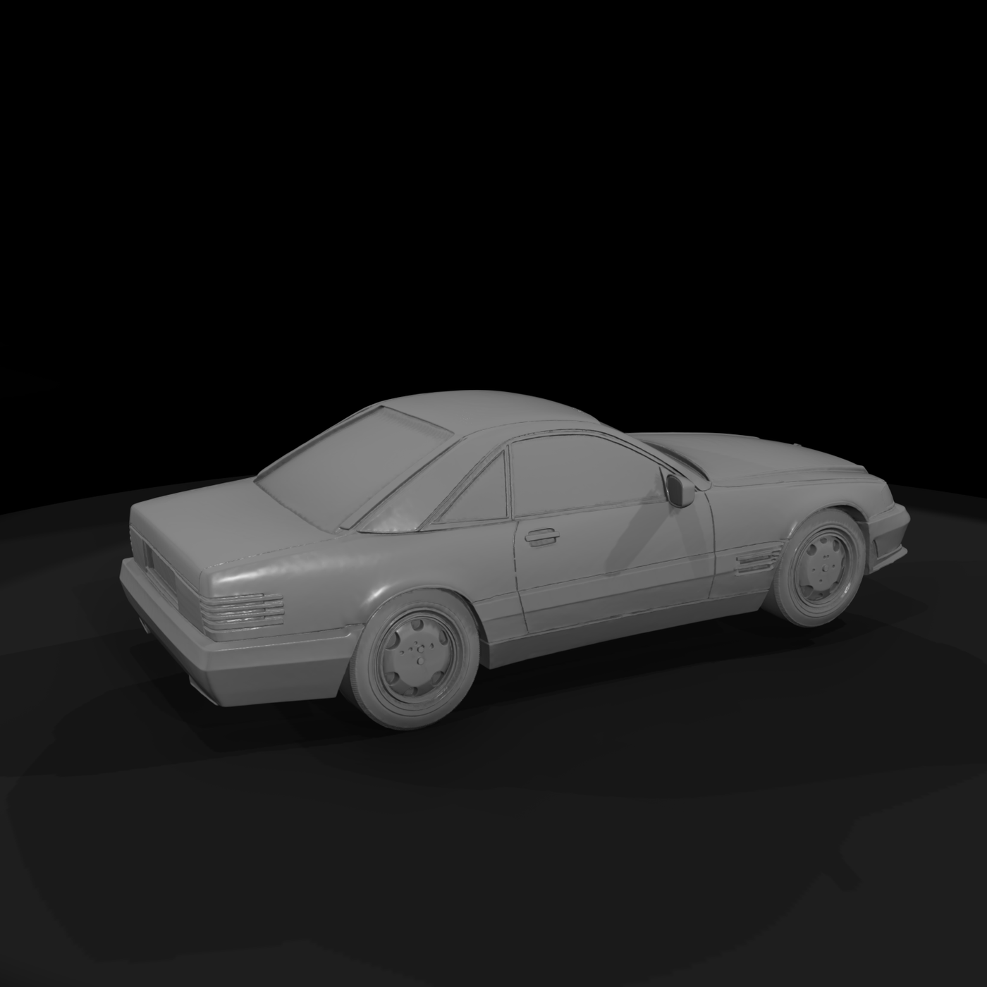 Mercedes-Benz SL classic coupe — car