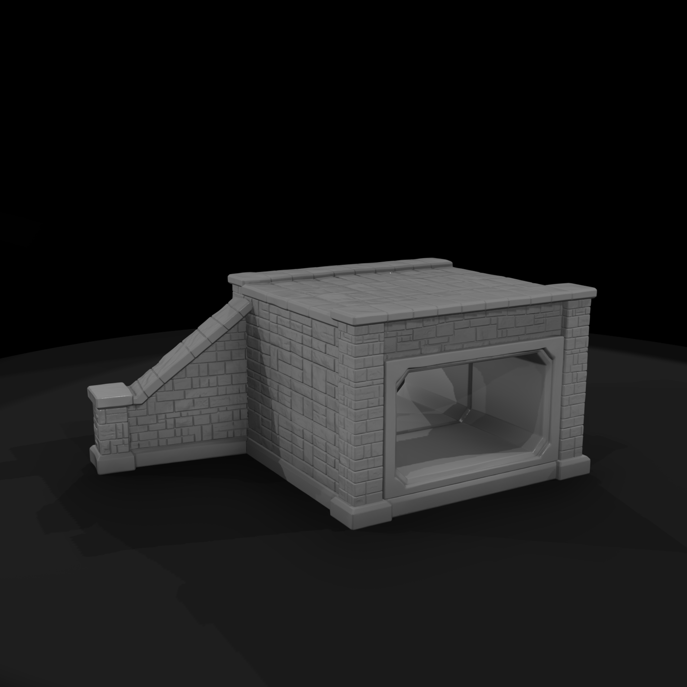 Stone Box Culvert with Wing Walls