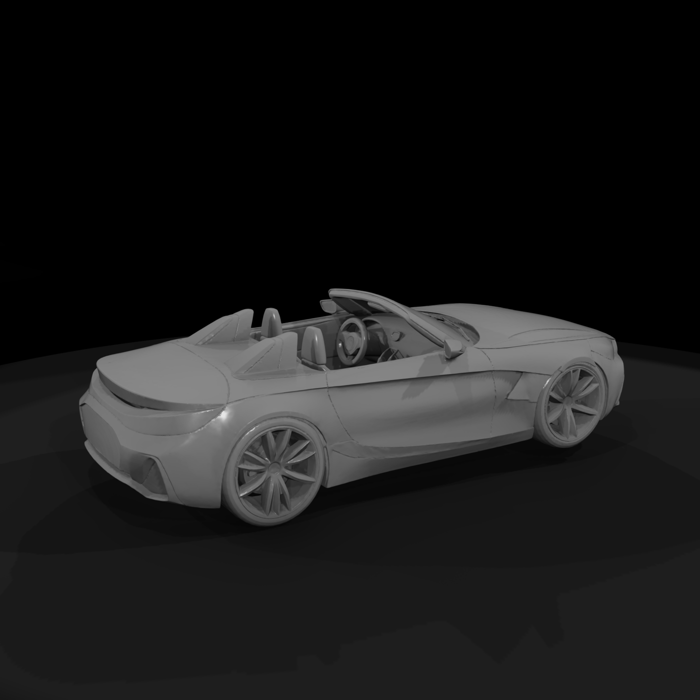 Luxury Convertible Sports Car
