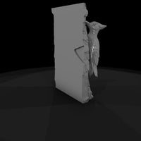 woodpecker-tree-relief-plaque-diorama-accessory-415234 — thumbnail 6