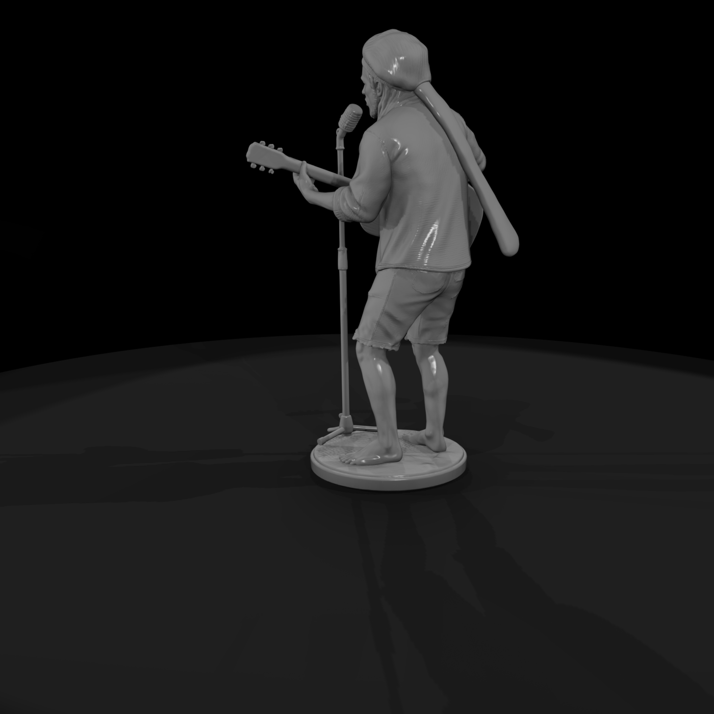 Poparc 0183 Reggae Beach Singer Alternate Pose