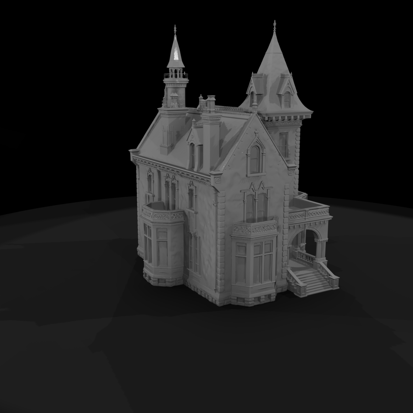 Victorian Gothic Mansion