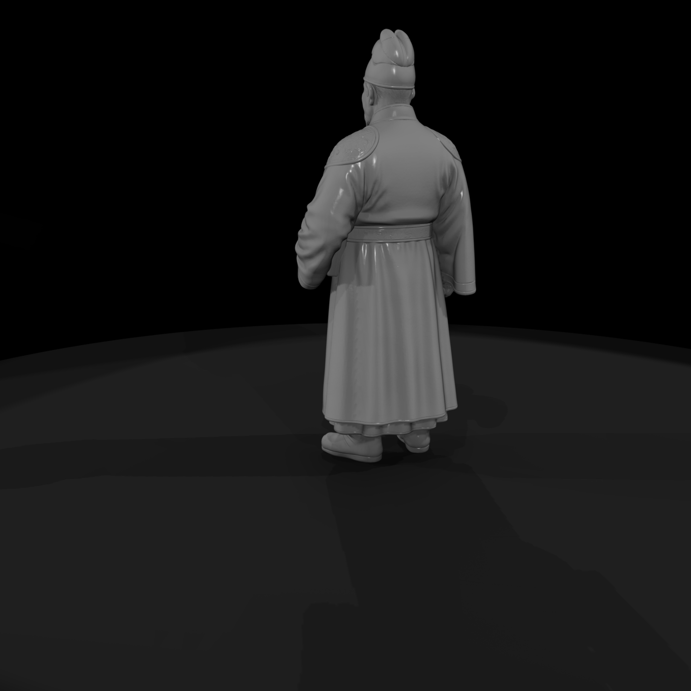 Hist 0108 Historical King Sejong Miniature Figure