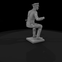 1920s Police Officer at the Wheel — thumbnail 6