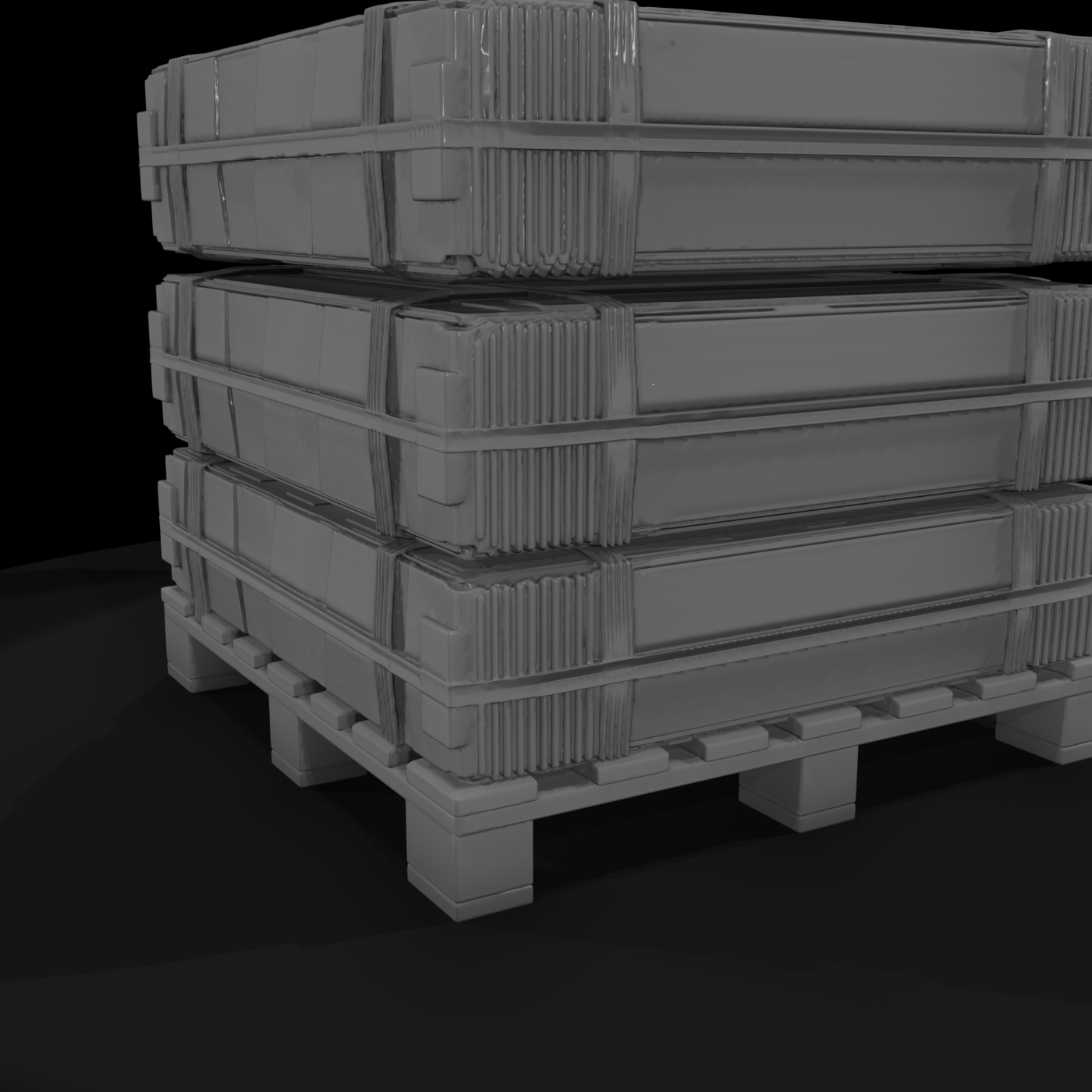 Palletized Roof Shingle Bundles on Pallet