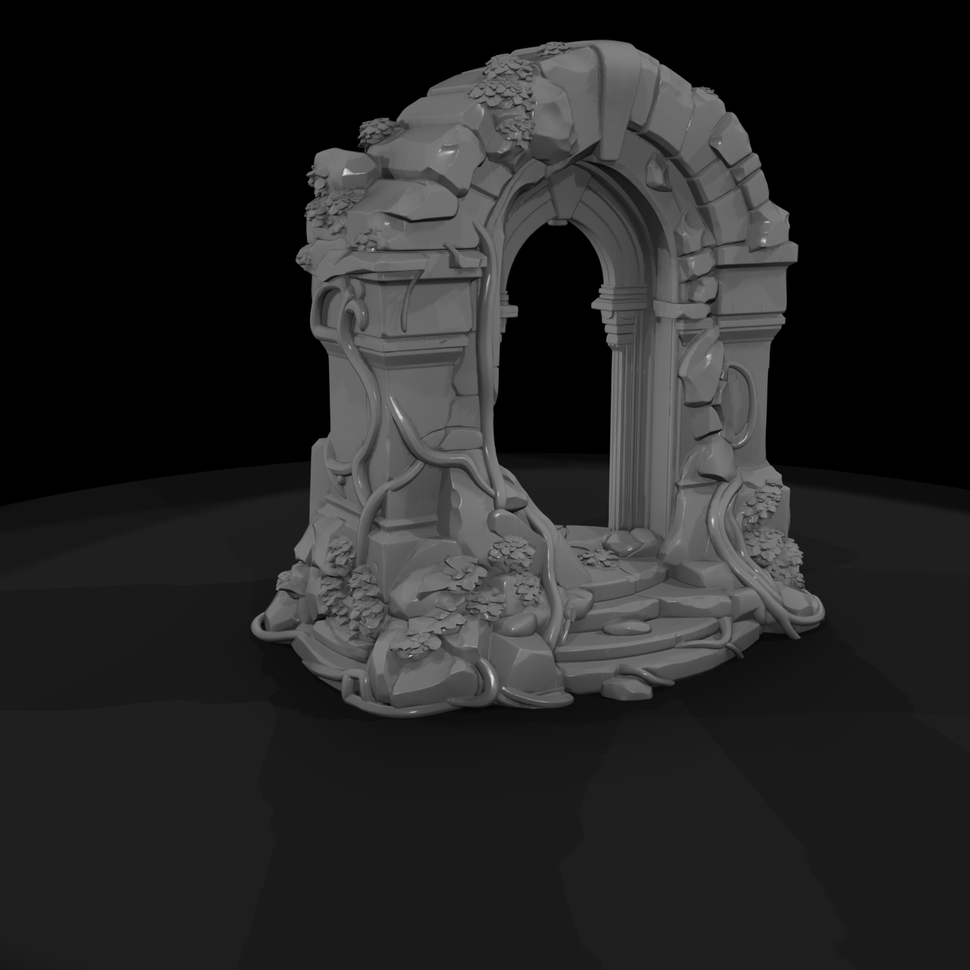 Ruined Stone Portal Archway