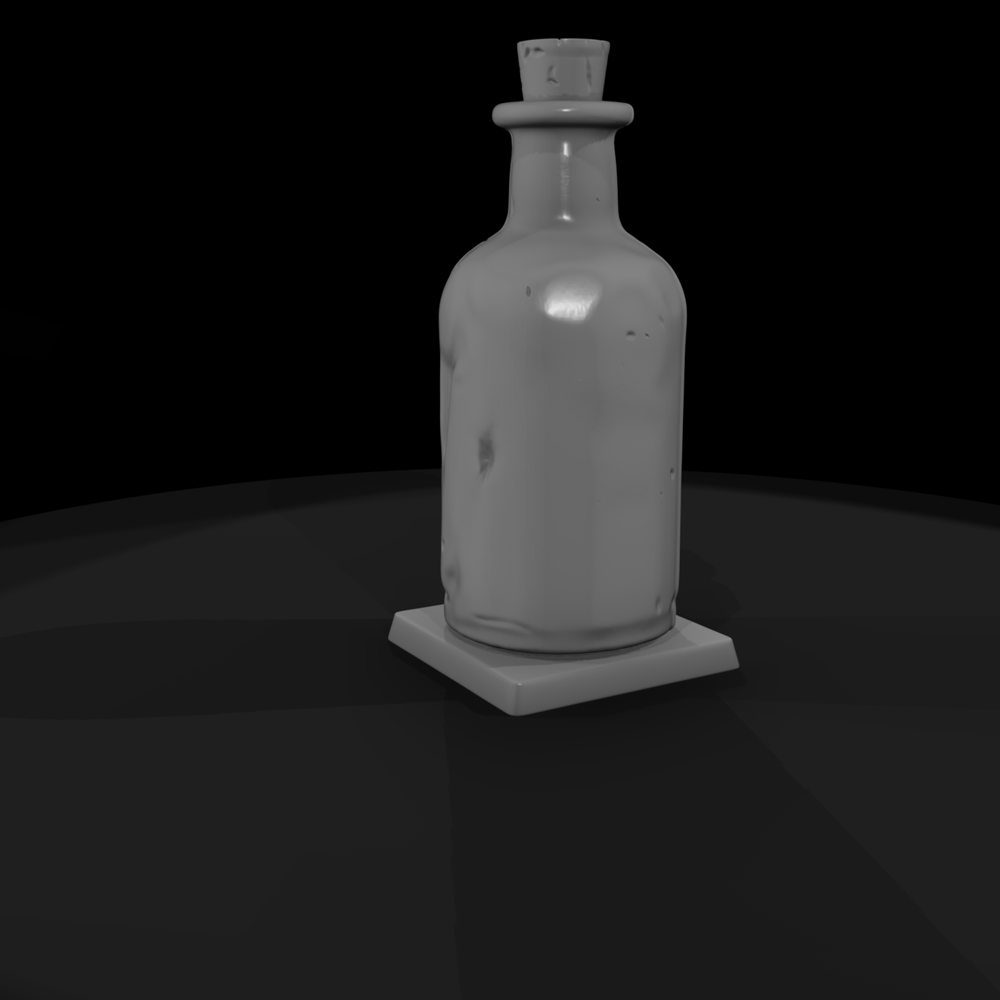 Corked Whiskey Bottle