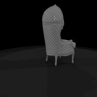 neoclassical-tufted-balloon-back-accent-chair-41bfc4 — thumbnail 5