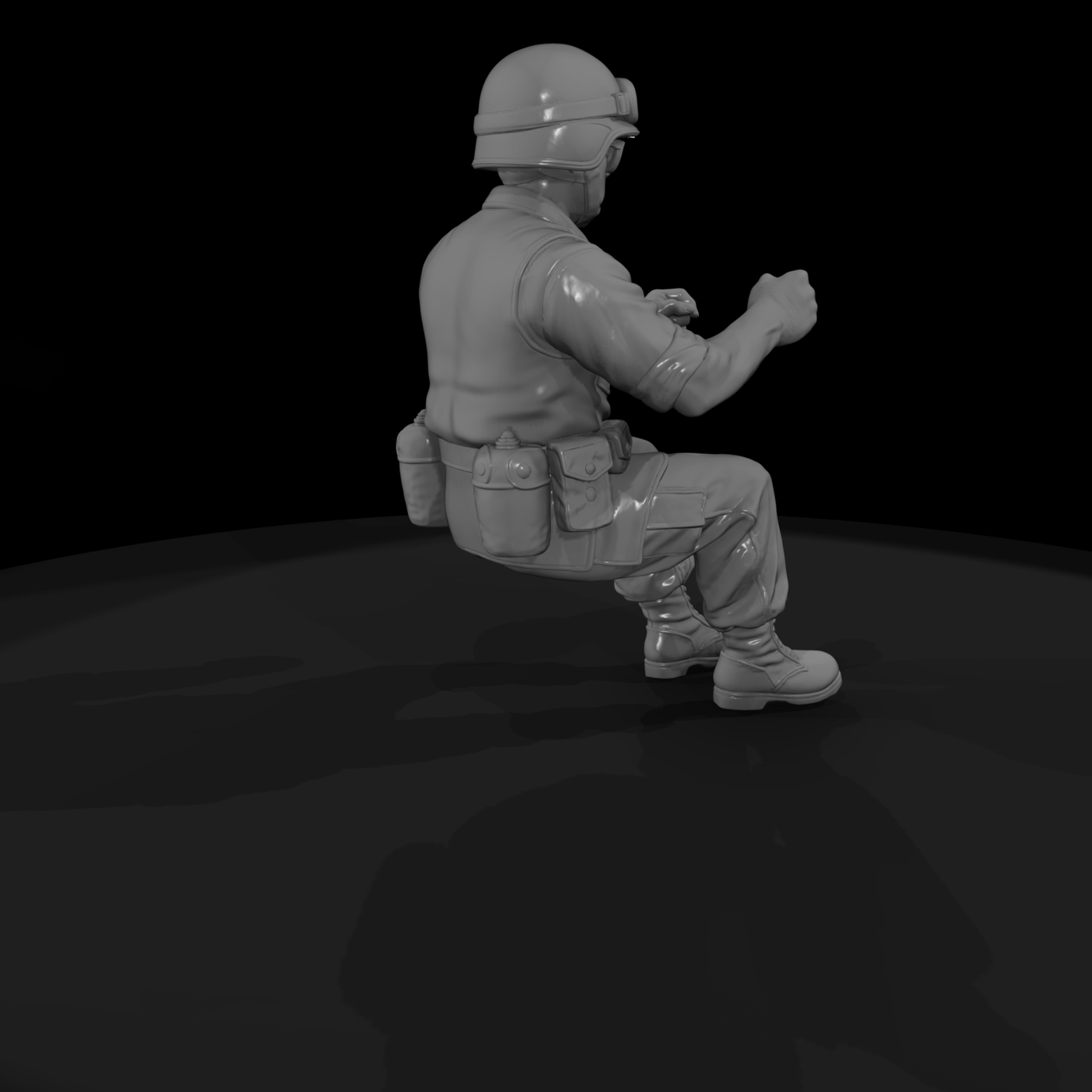 Vn Army 057 Vietnam U S Army Truck Driver Figure