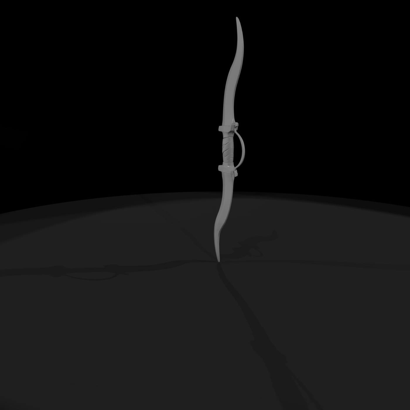Curved Double-Blade Dagger