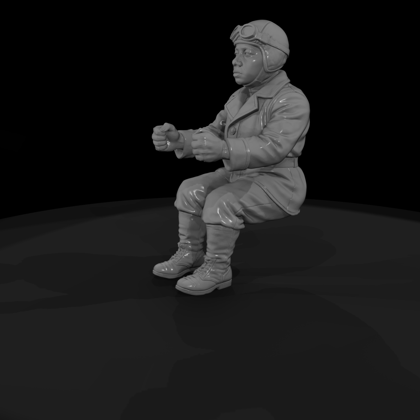 Hist 0185 Historical Bessie Coleman Miniature Figu