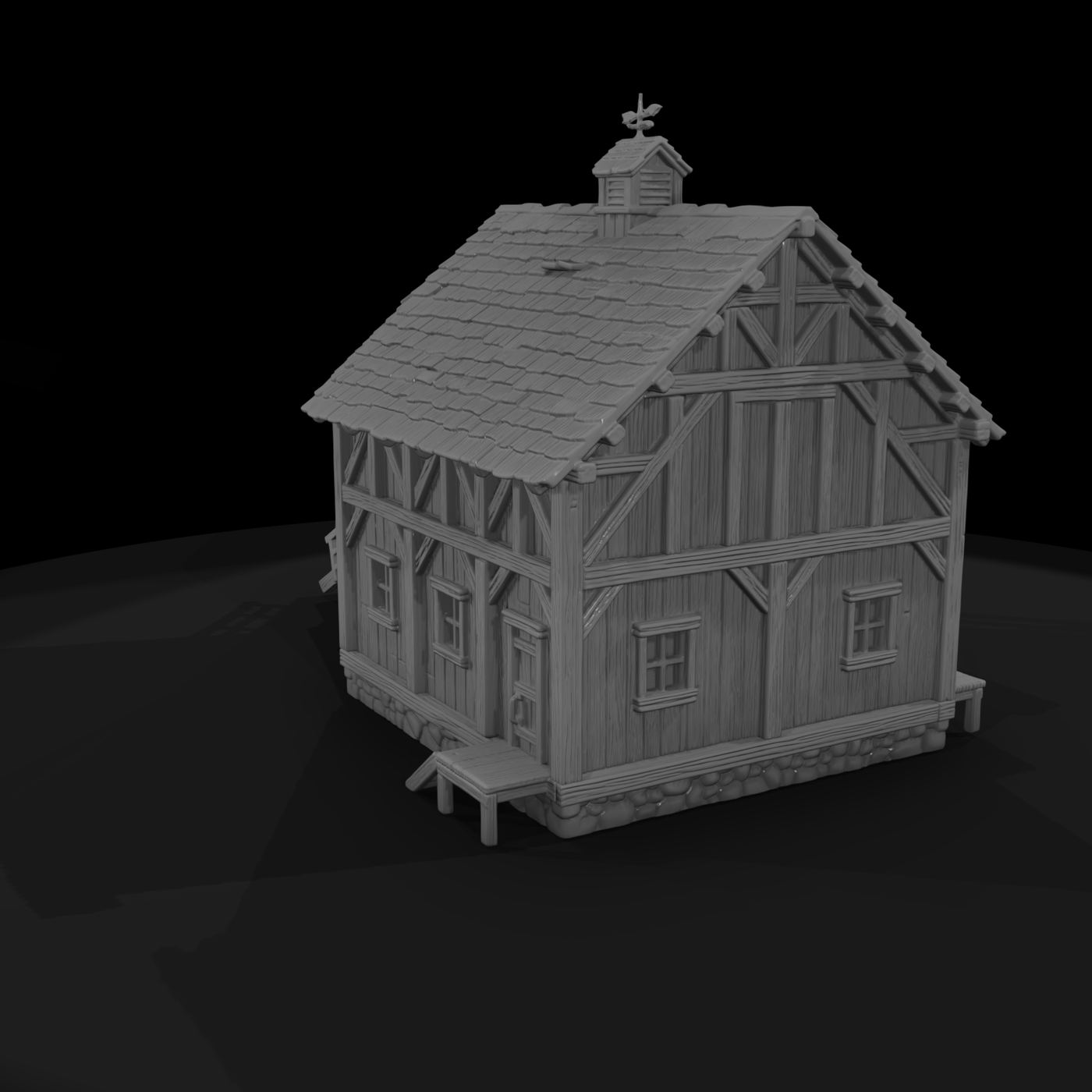 Mil 024 Civil War Forage Barn